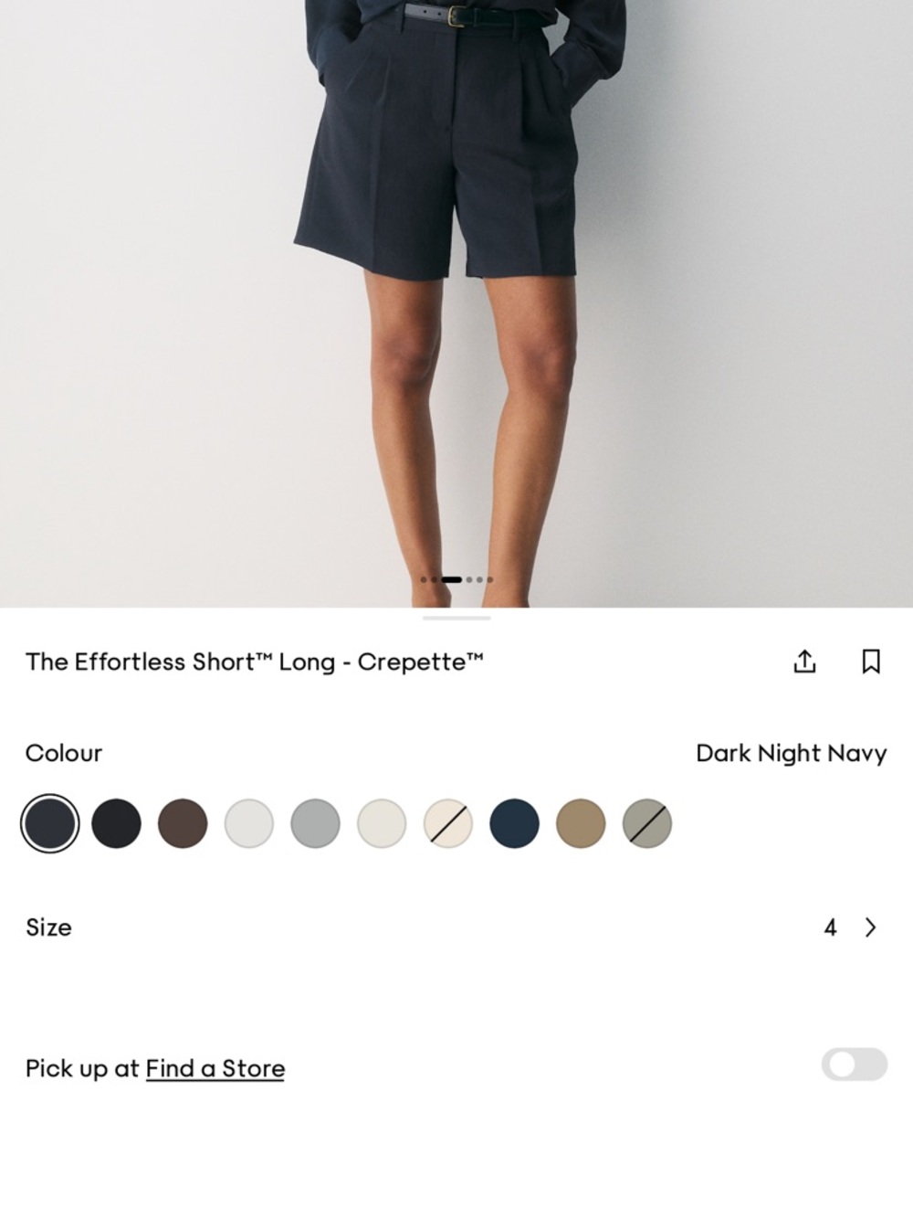 Aritzia The Effortless Short Long
